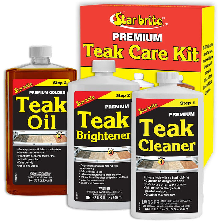 Star brite Premium Teak Care Kit - 32 oz [81202] - Houseboatparts.com