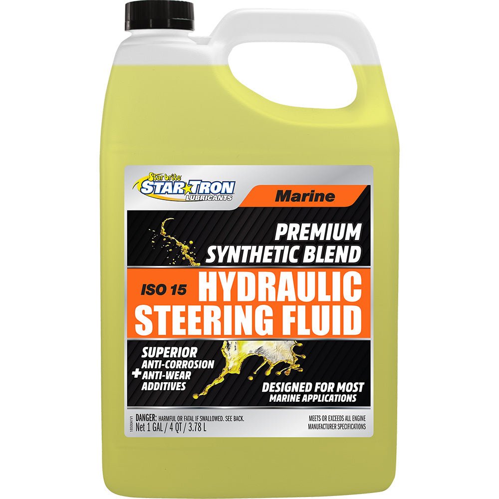 Star brite Hydraulic Steering Fluid - ISO 15 Marine Synthetic Blend - 1 Gallon [18500] - Houseboatparts.com