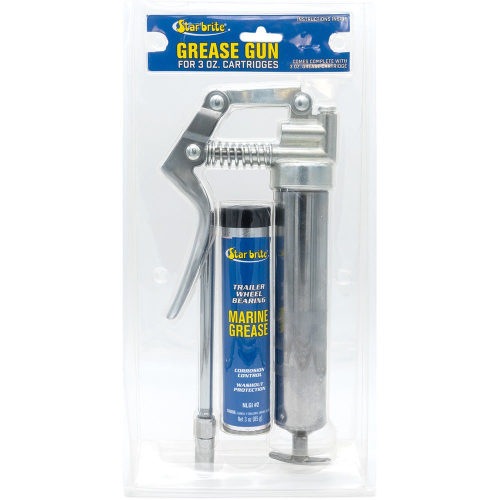Star brite Pistol Grease Gun w/Marine - Grade Cartridge - 3 oz [28703] - Houseboatparts.com