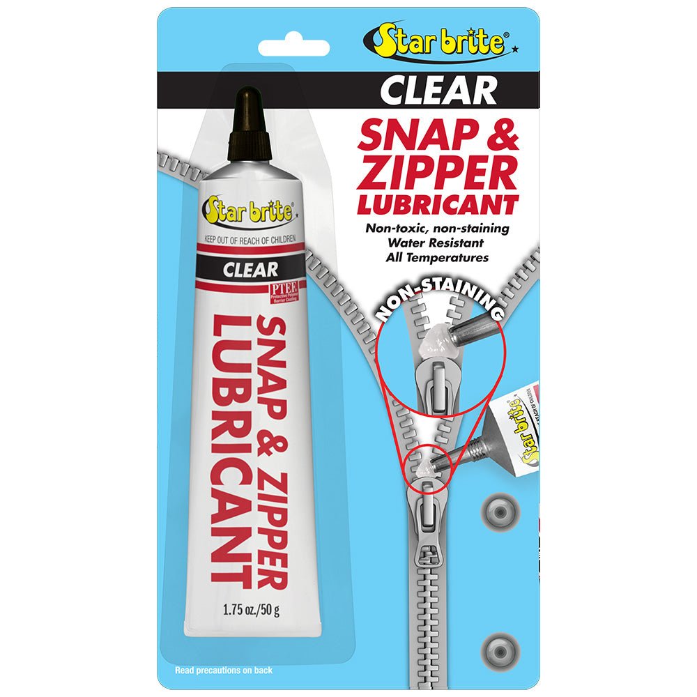 Star brite Snap Zipper Lubricant - Clear, Multi - Use - 1.75 oz [89102P] - Houseboatparts.com