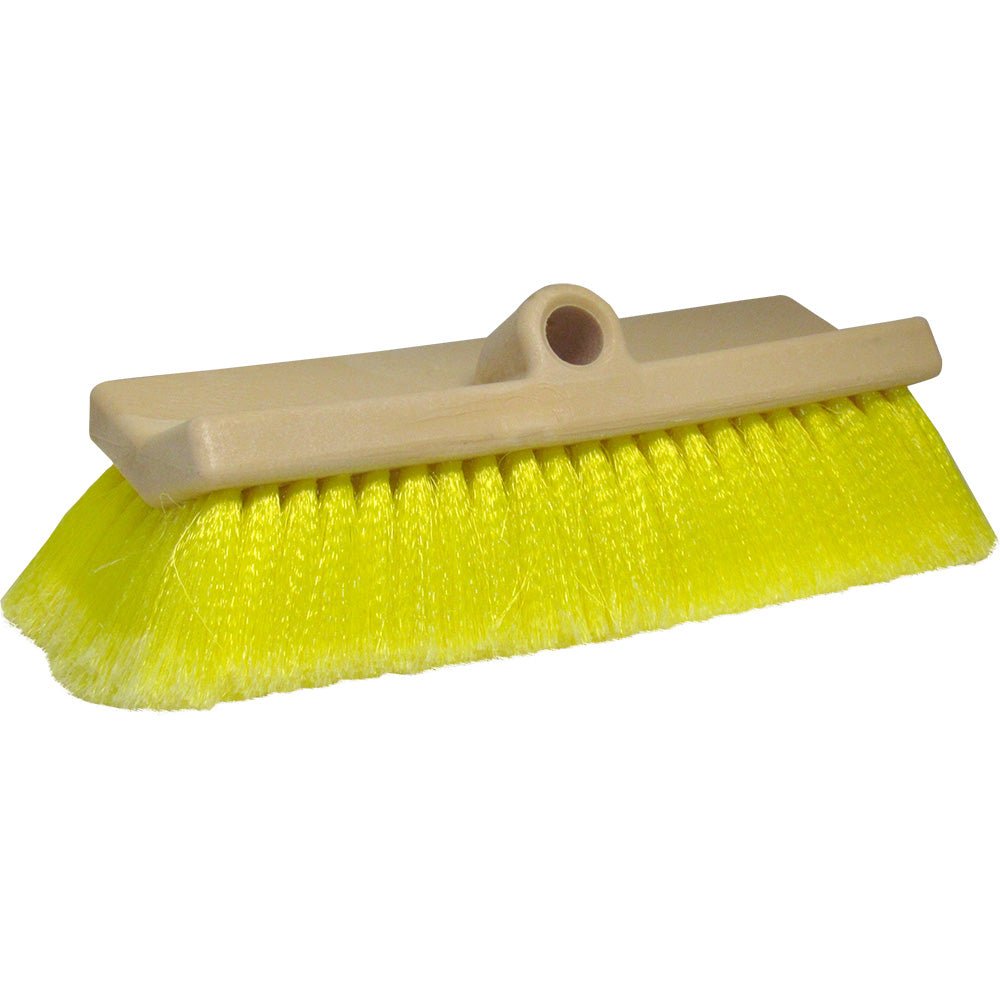 Star brite 10" Bi - Level Boat Brush - Soft Yellow Bristles [40014] - Houseboatparts.com