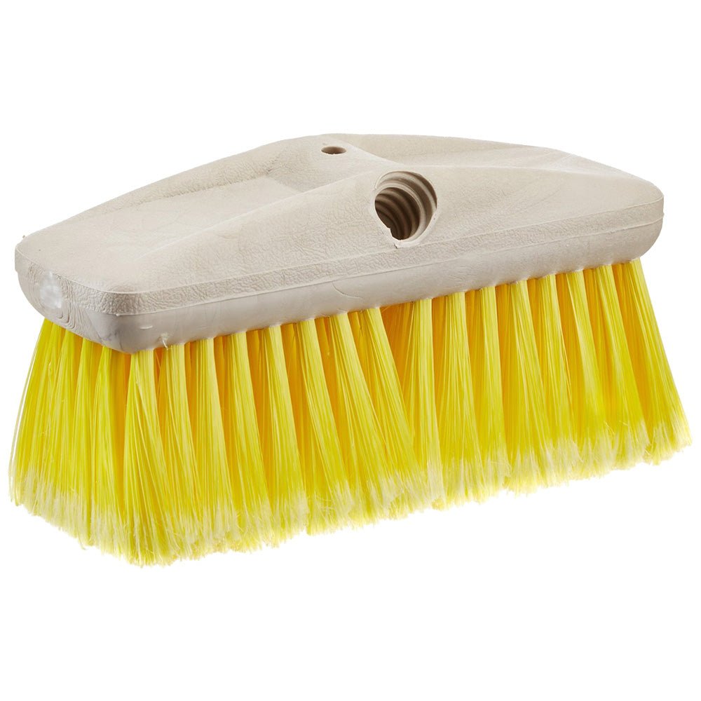 Star brite 8" Soft Bristle Wash Brush - Extend - A - Brush Compatible - Yellow [40013] - Houseboatparts.com