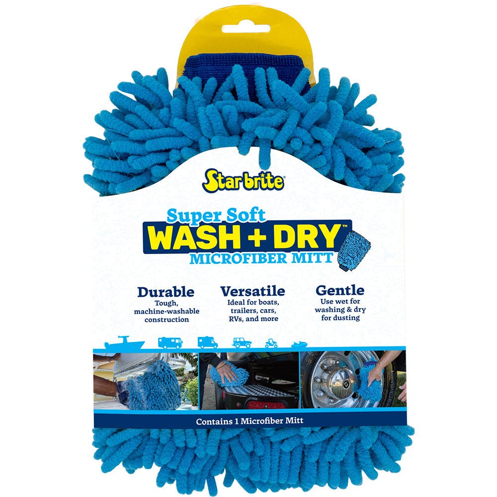Star brite Machine Washable Microfiber Reggae Mitt [40105] - Houseboatparts.com