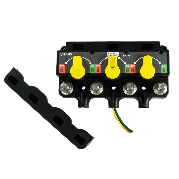 Egis XD Series Triple Flex 2 Relay/VSR/Relay w/Knobs - 12 P DT [8830 - 2535] - Houseboatparts.com