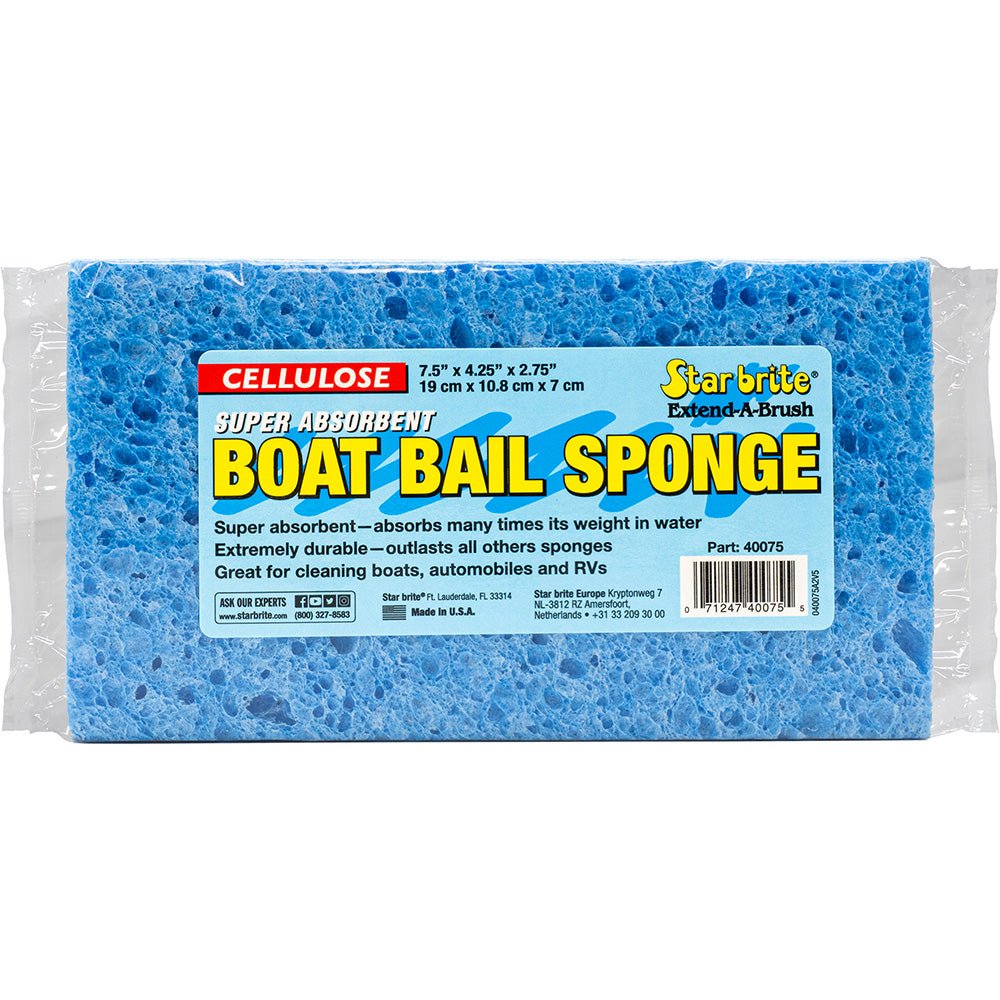 Star brite Super Absorbent Cellulose Bail Sponge XL - 7.5" x 4.25" x 2.75" [40075] - Houseboatparts.com