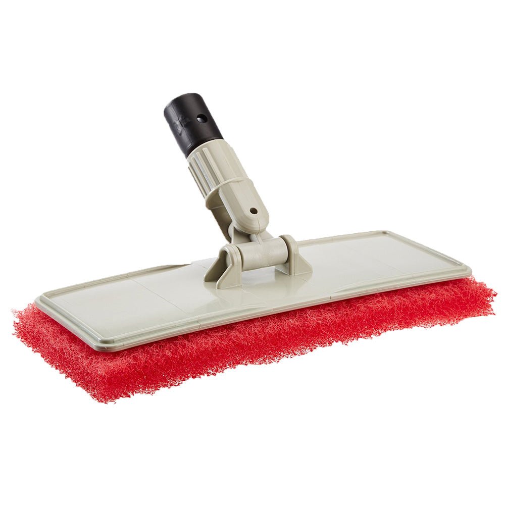 Star brite Large Scrub Pad w/Flexible Head Scrubber - Medium Texture - Red [40124] - Houseboatparts.com