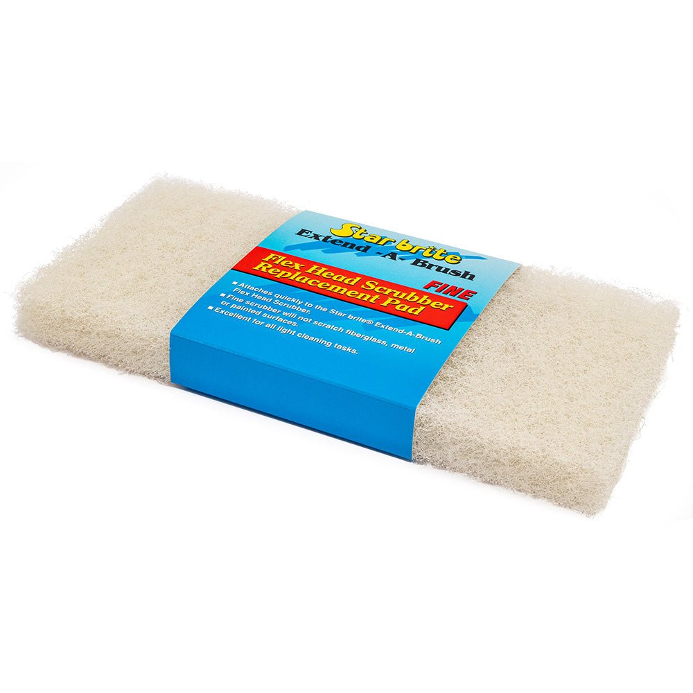 Star brite Large Scrub White Pad - Fine Texture [40125] - Houseboatparts.com