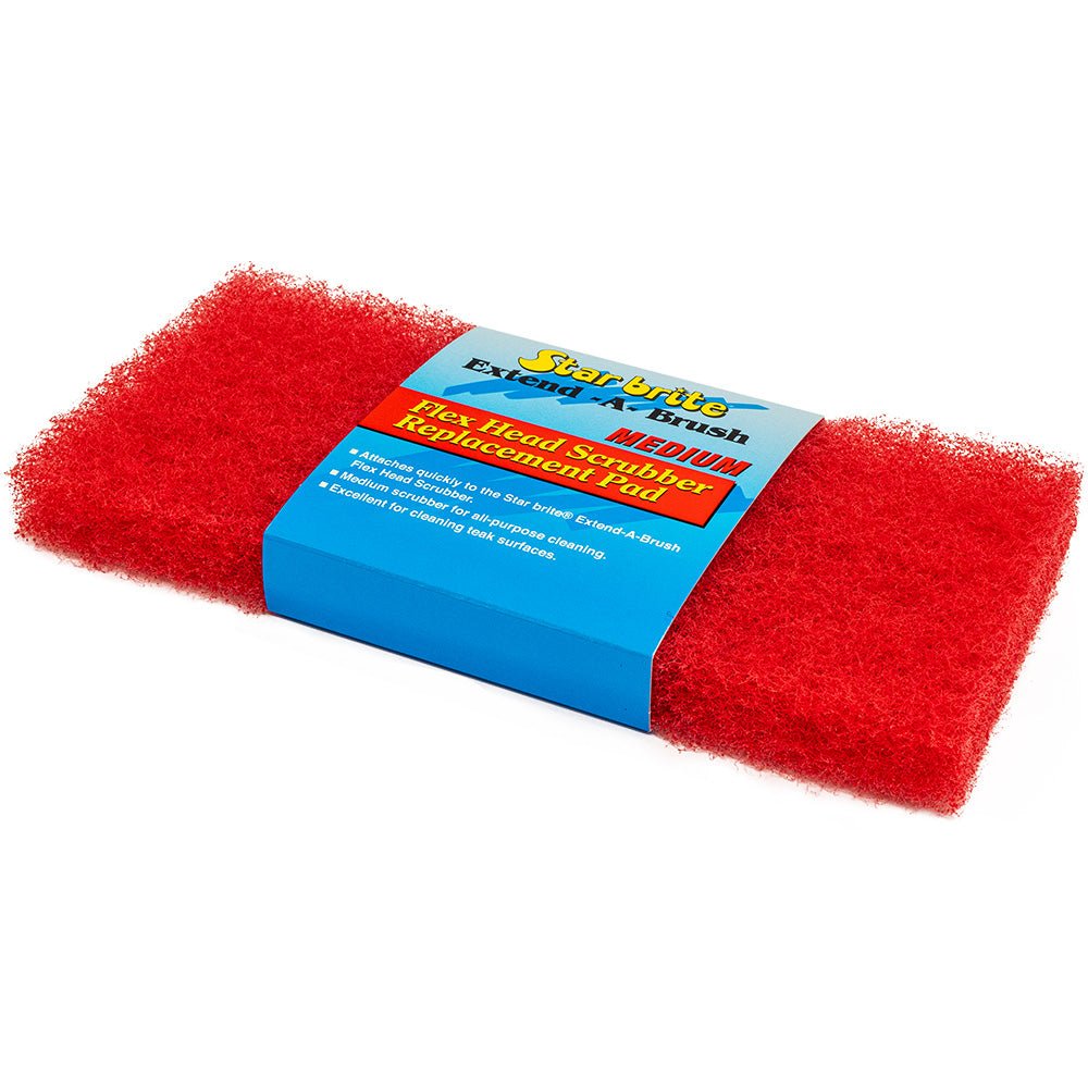 Star brite Large Scrub Red Pad - Medium Texture [40126] - Houseboatparts.com