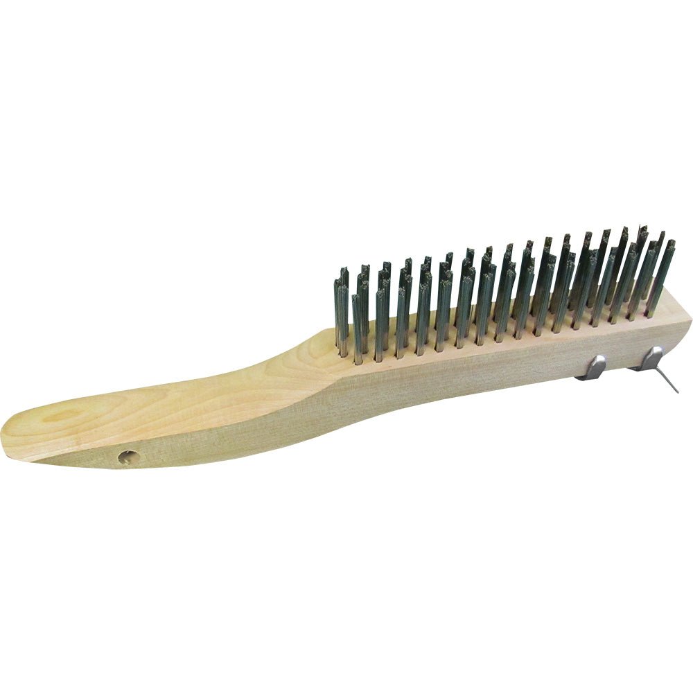 Star brite 10.5" Stainless Steel Bristle Brush w/Scraper [40058] - Houseboatparts.com