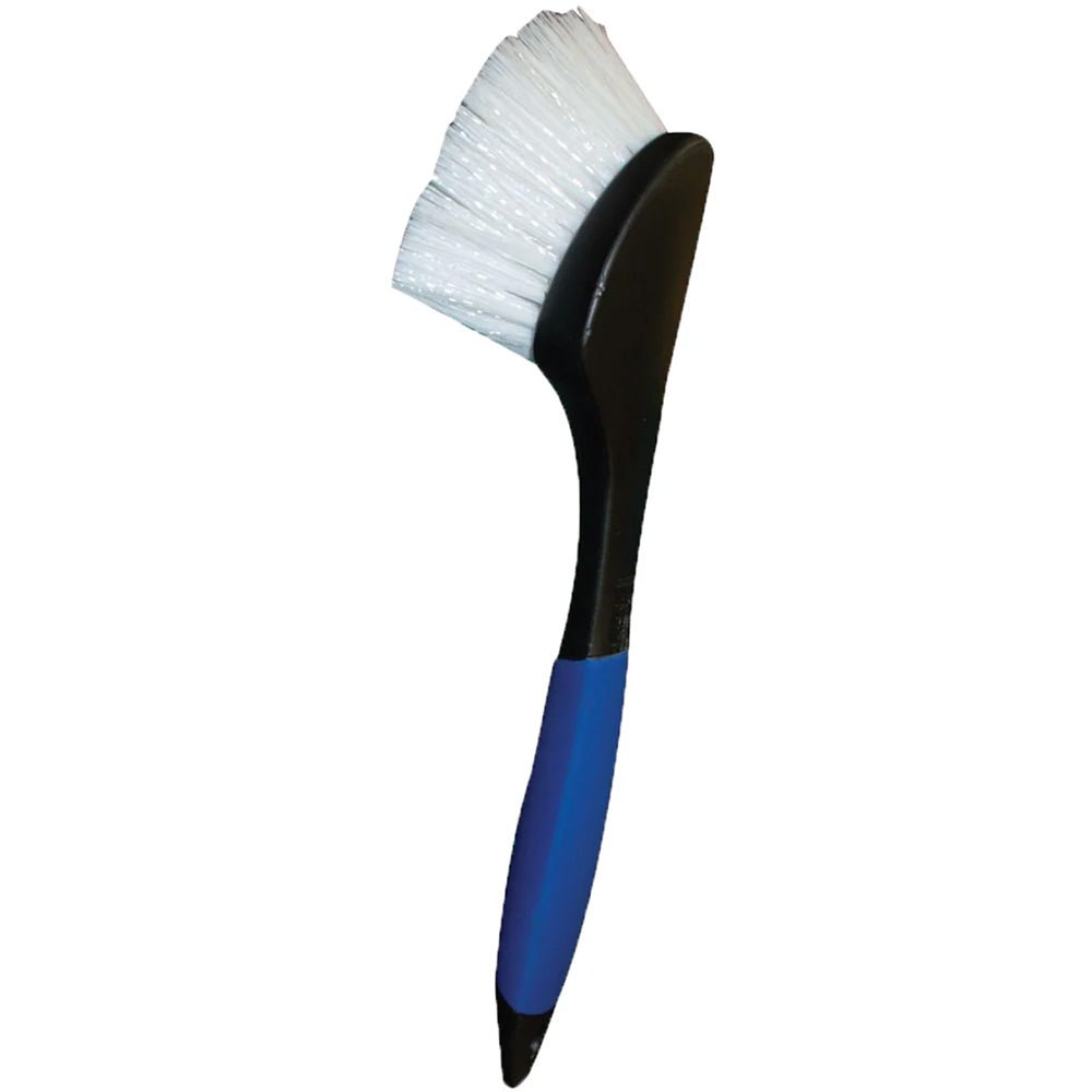 Star brite Stiff Deck Brush w/Long Handle - Heavy - Duty Marine Scrubber [40115] - Houseboatparts.com