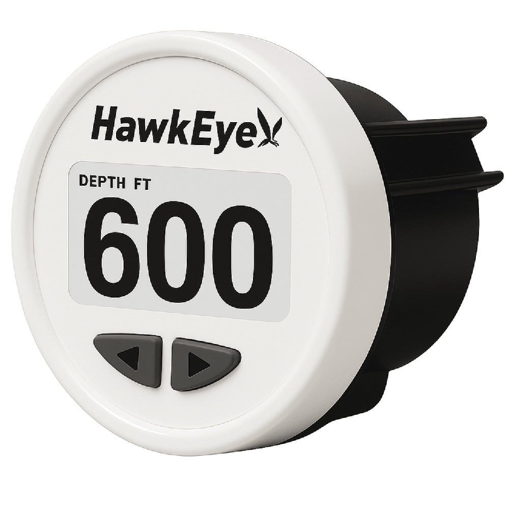 HawkEye DepthTrax Edge In - Dash Depth Finder - HD Color Display - 600' Max Depth - TM Transducer [DT3BX - TM] - Houseboatparts.com