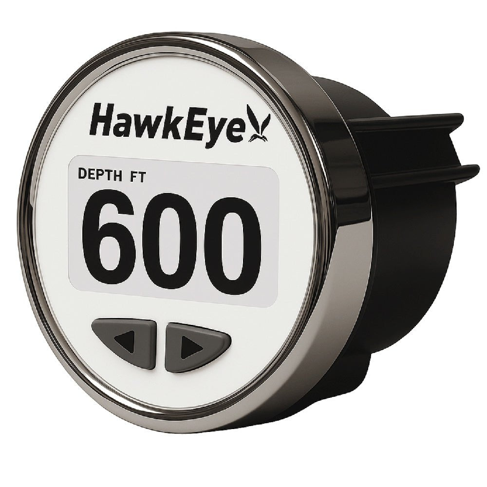 HawkEye DepthTrax Edge In - Dash Depth Finder - HD Color Display - 600' Max Depth - TM Transducer [DT3BX - TM] - Houseboatparts.com