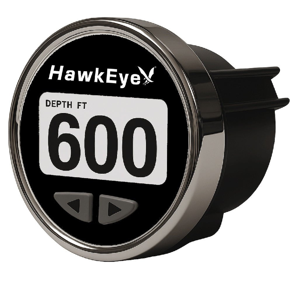 HawkEye DepthTrax Edge In - Dash Depth Finder - HD Color Display - 600' Max Depth - TM Transducer [DT3BX - TM] - Houseboatparts.com