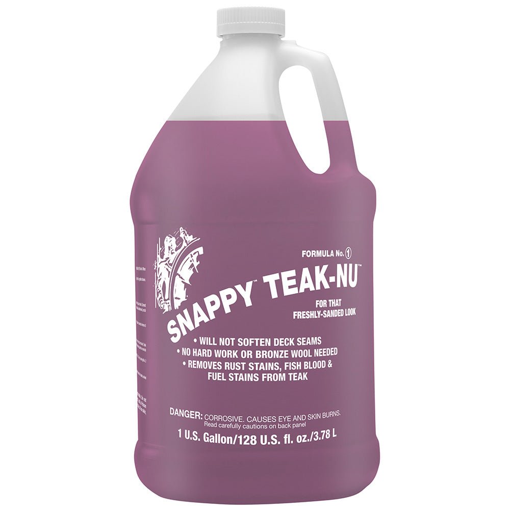 Snappy Teak - Nu Formula No. 1 - 1 Gallon [STN - G1] - Houseboatparts.com
