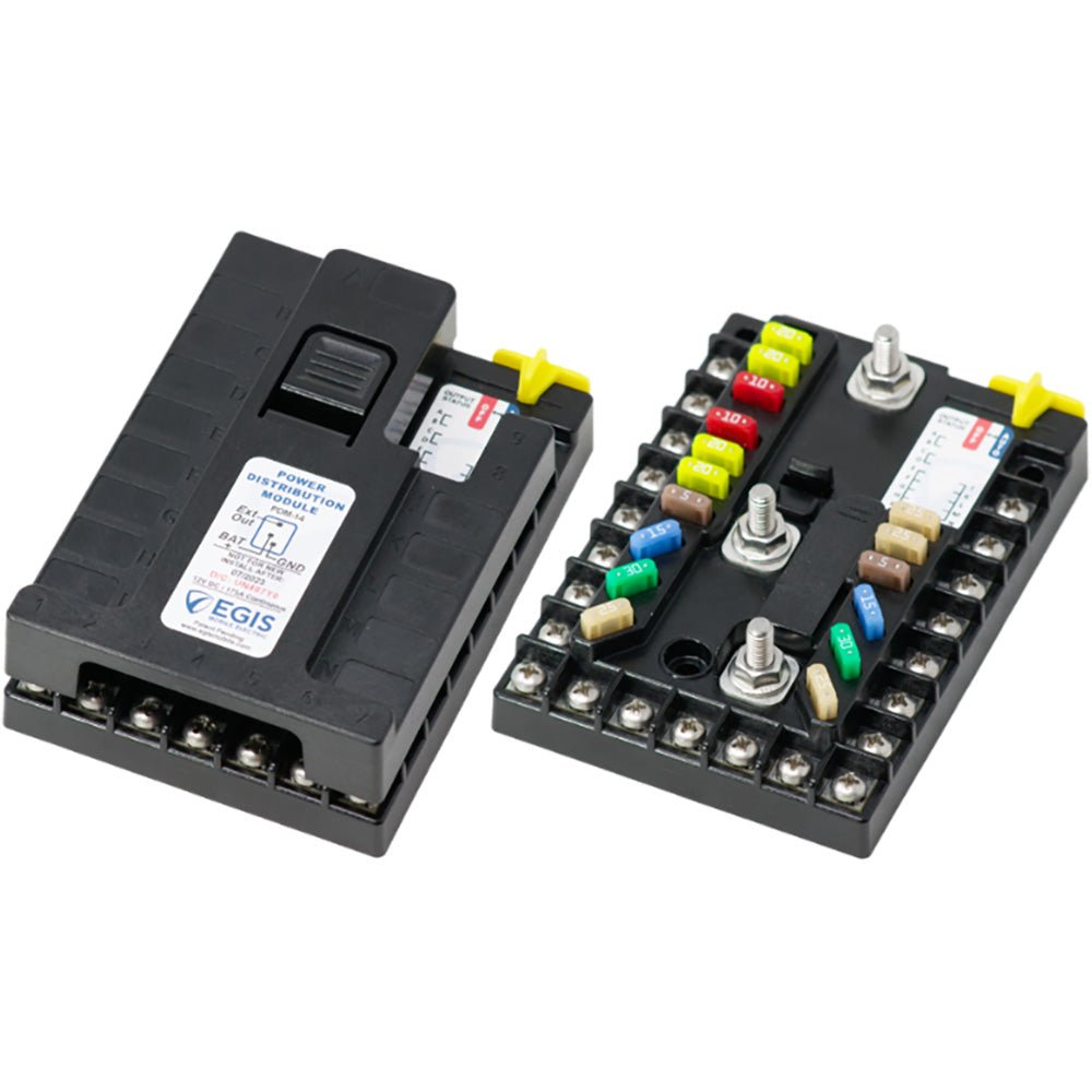 Egis PDM 14 Circuit + Ground 175A 12V w/Kill Switch [2601] - Houseboatparts.com