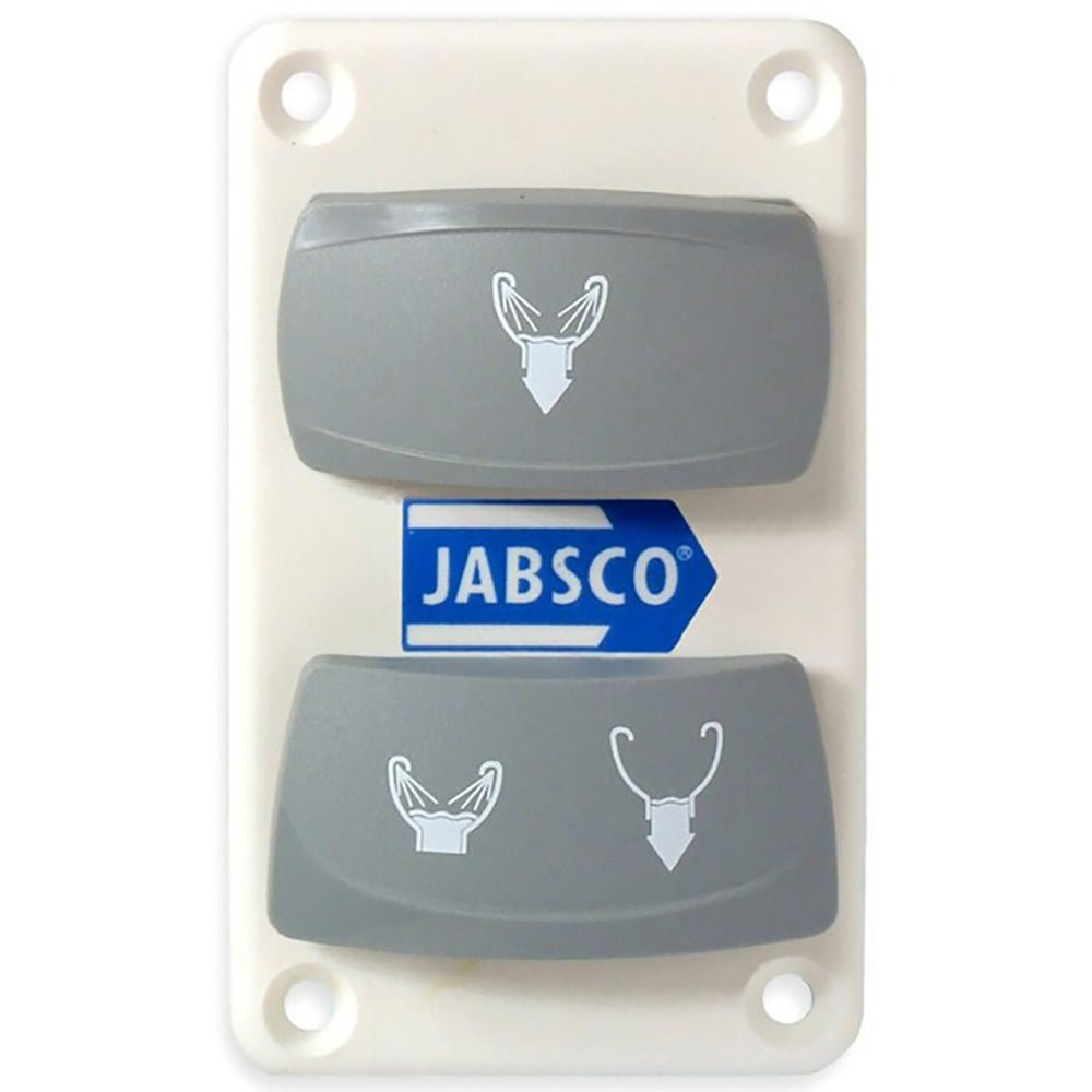 Jabsco Dual Rocker Switch Panel [37047 - 2000] - Houseboatparts.com