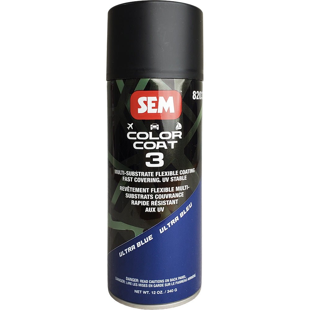SEM Color Coat 3 - Ultra Blue - 12 oz [82033] - Houseboatparts.com