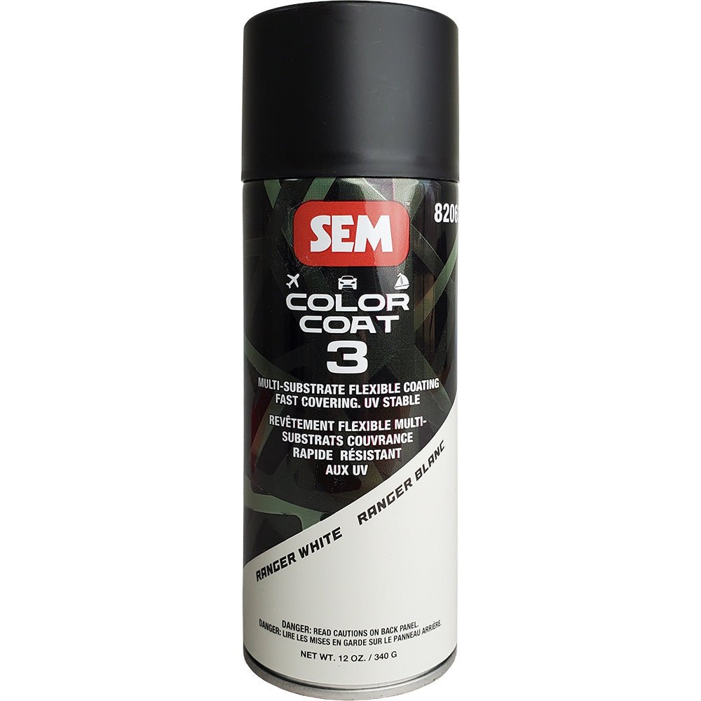 SEM Color Coat 3 - Ranger White - 12 oz [82063] - Houseboatparts.com