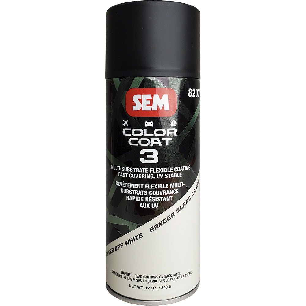 SEM Color Coat 3 - Ranger Off - White - 12 oz [82073] - Houseboatparts.com