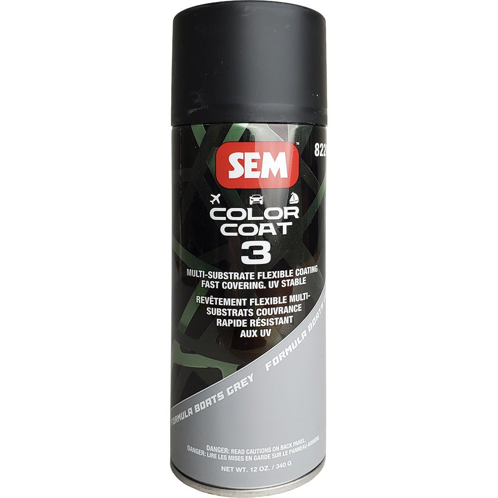 SEM Color Coat 3 - Formula Boats Grey - 12 oz [82203] - Houseboatparts.com