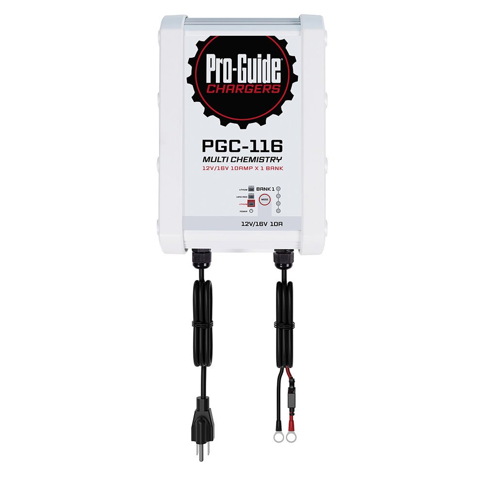 Pro - Guide 1 Bank On - Board Battery Charger - 12V/16V - 10 - Amp [PGC - 116] - Houseboatparts.com