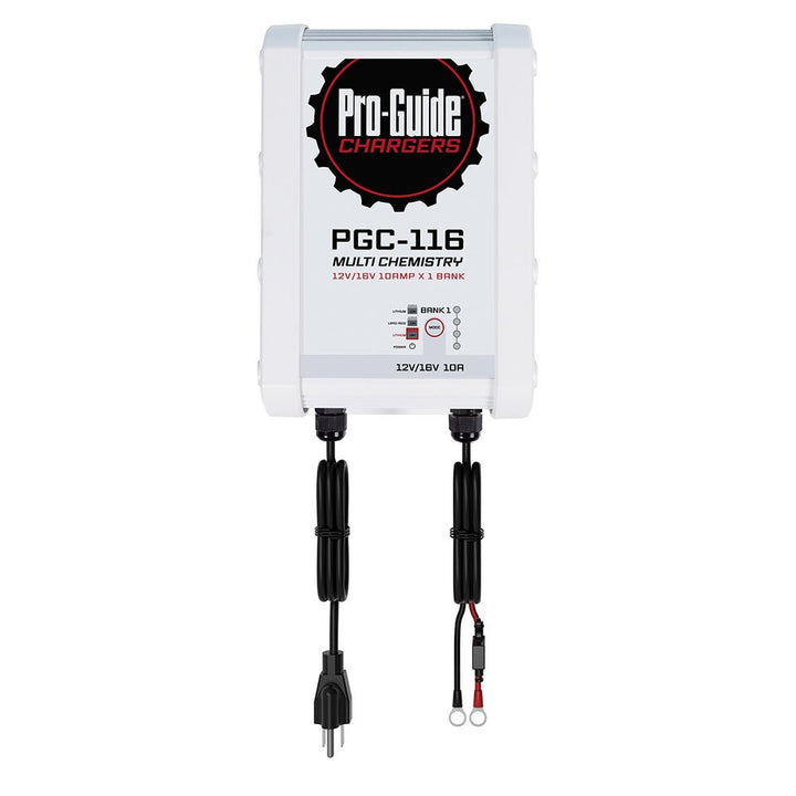 Pro - Guide 1 Bank On - Board Battery Charger - 12V/16V - 10 - Amp [PGC - 116] - Houseboatparts.com