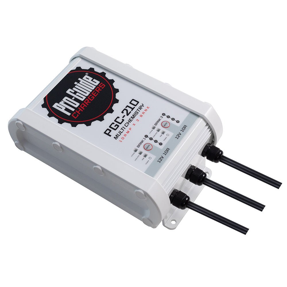 Pro - Guide 2 Bank On - Board Battery Charger - 12V - 10 - Amp [PGC - 210] - Houseboatparts.com