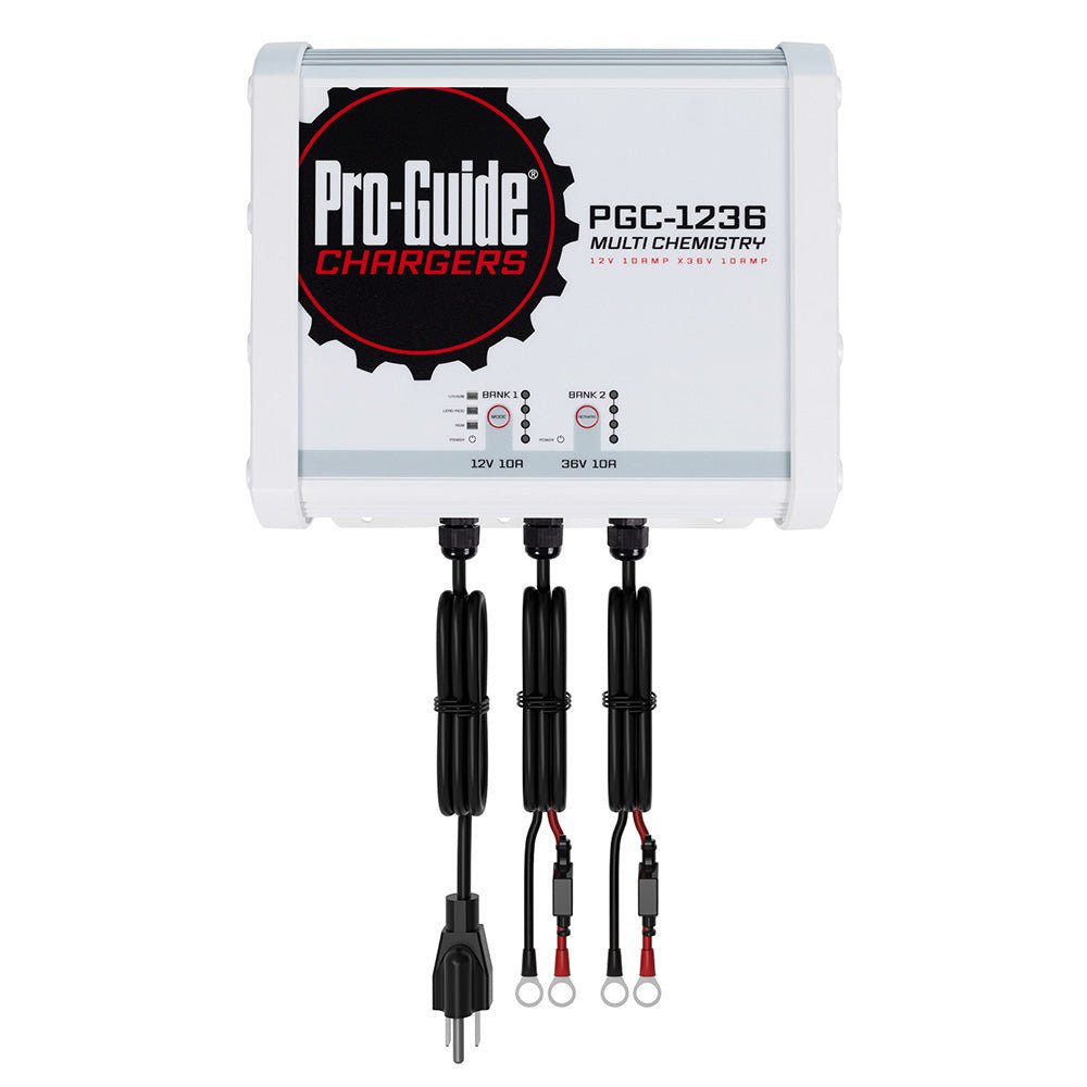 Pro - Guide 2 Bank On - Board Battery Charger - (1) 12V / (1) 36V - 20 - Amp [PGC - 1236] - Houseboatparts.com