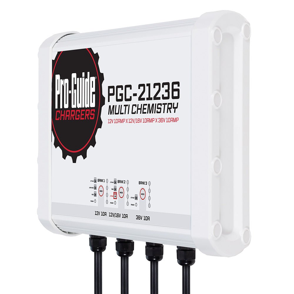 Pro - Guide 3 Bank On - Board Battery Charger - (1) 12V / (1) 12/16V / (1) 36V - 30 - Amp [PGC - 21236] - Houseboatparts.com