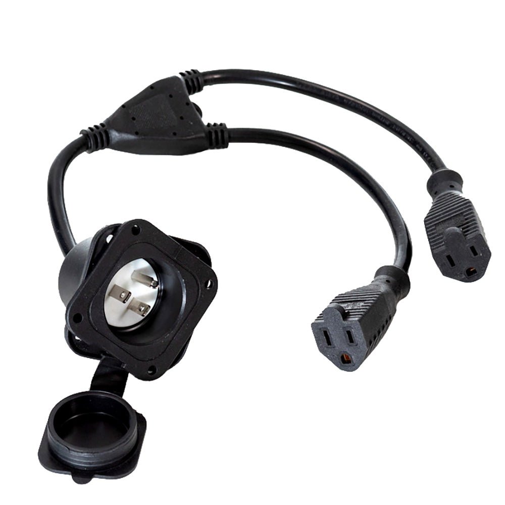 Pro - Guide Double AC Receptacle [TWPD] - Houseboatparts.com