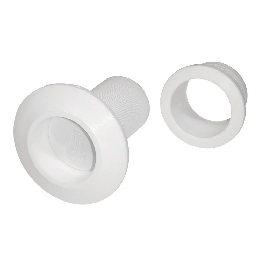 T - H Marine Recessed Flapper Scupper Drains - White [RFS - 2 - DP] - Houseboatparts.com