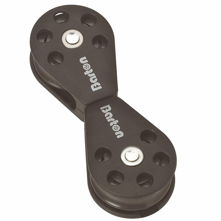 Barton Plain Bearing Pulley Block Back to Back Swivel Block - Size 1, 30mm [N01280] - Houseboatparts.com