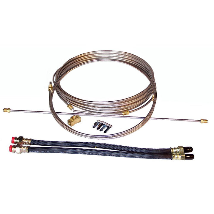 Load Rite Stainless Steel Brake Line Kit - Single Axle [6016.10S] - Houseboatparts.com