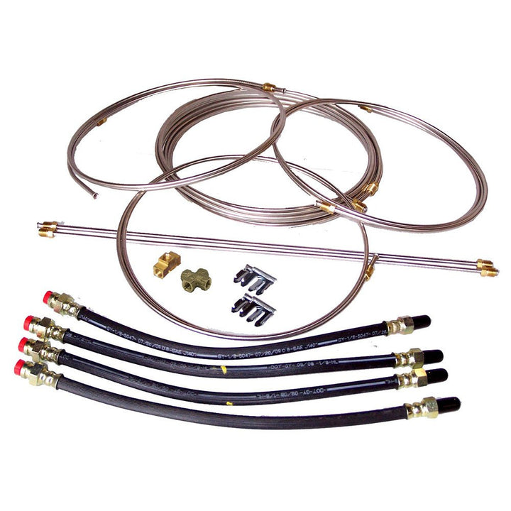 Load Rite Stainless Steel Brake Line Kit f/Tandem Trailer [6017.10S] - Houseboatparts.com