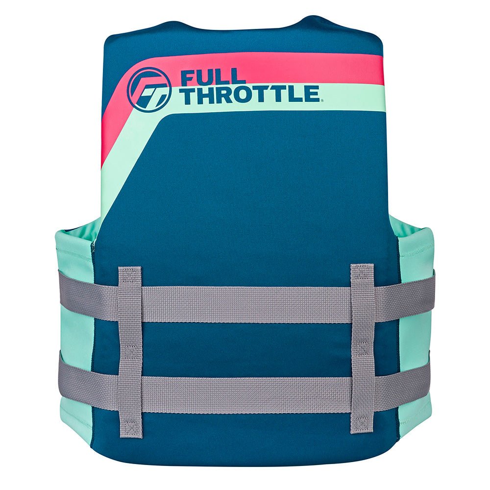 Full Throttle Adult Rapid - Dry Life Jacket - L/XL - Aqua [142100 - 505 - 050 - 27] - Houseboatparts.com