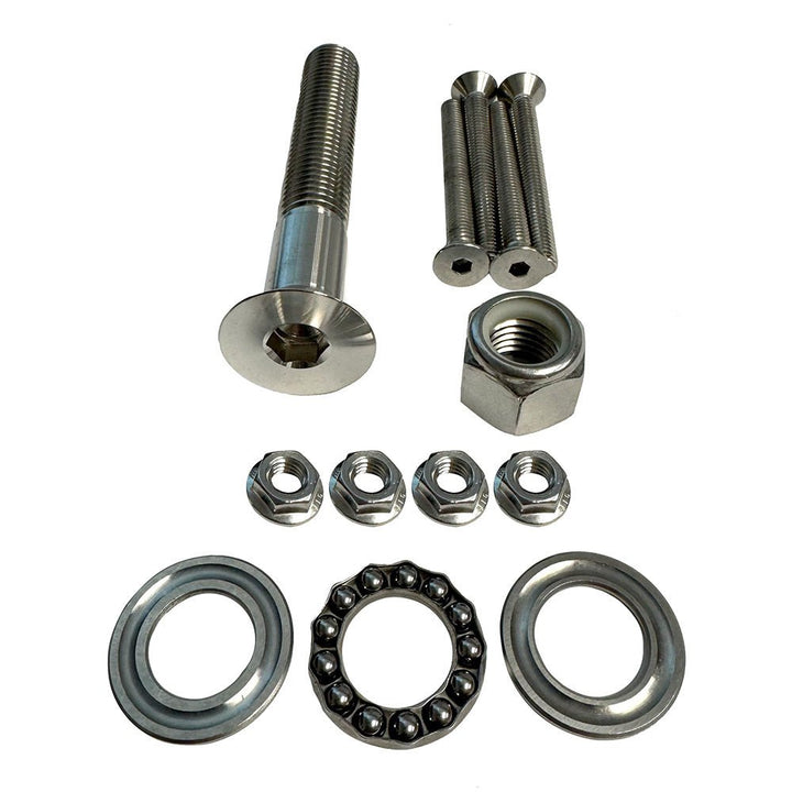 Sea Swivel Replacement Mount Hardware Kit w/5" Main Bolt, Nut, Bearing, 4 - Bolt Package of Mounting Hardware [SEA - HDM - HARDWARE - KIT] - Houseboatparts.com