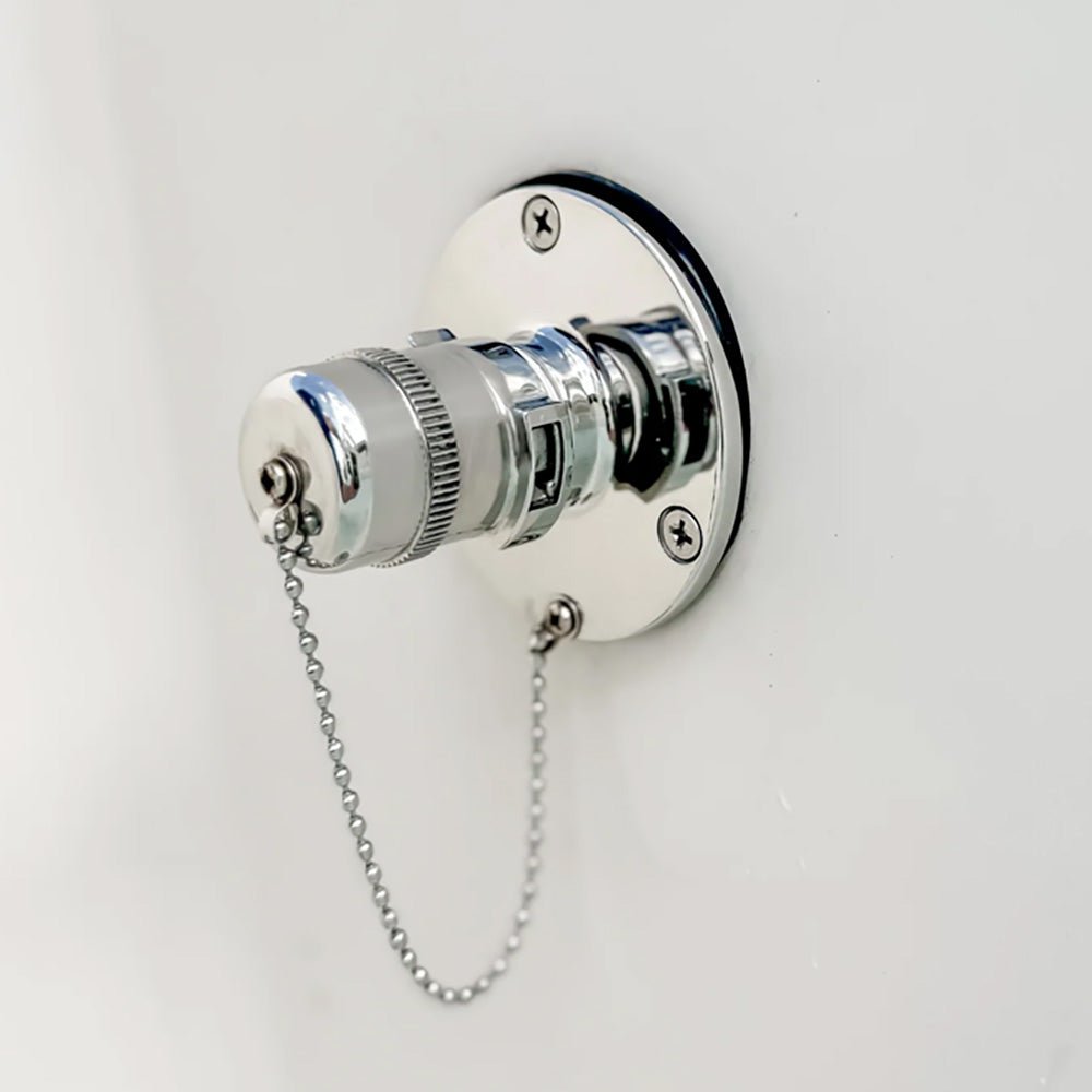 Flushmaster Quick Connect Water Fitting 1/2" Barb [SM - QCWFSS12] - Houseboatparts.com