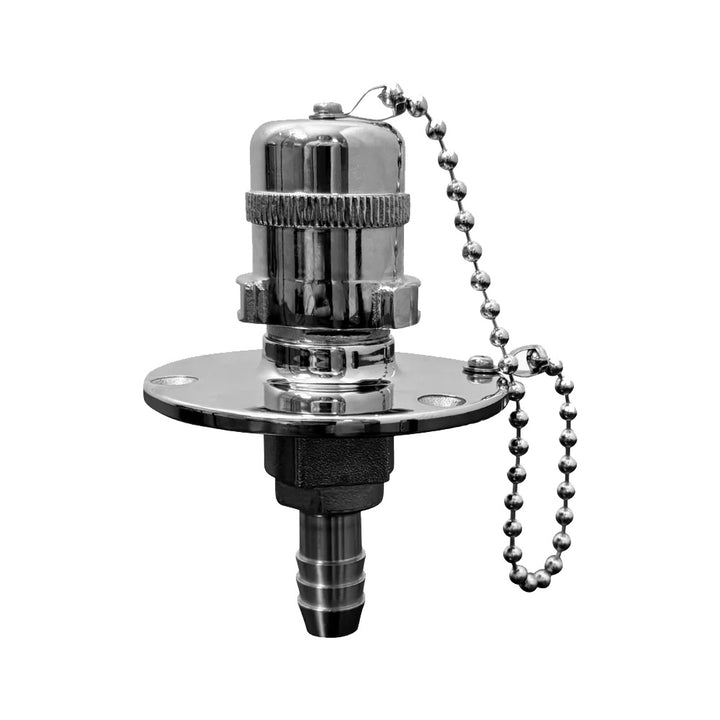 Flushmaster Quick Connect Water Fitting 1/2" Barb [SM - QCWFSS12] - Houseboatparts.com