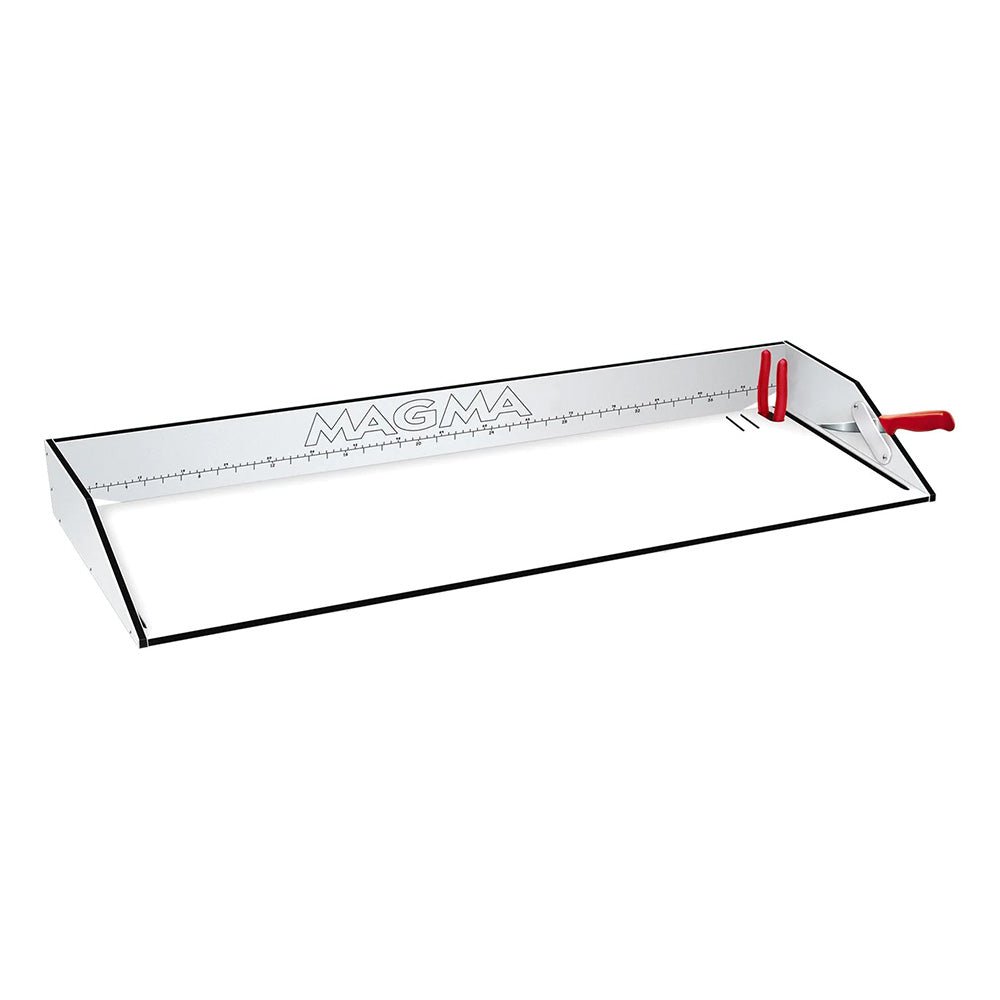 Magma First Mate Cutting Serving Table w/Engraved Ruler - 31" Long x 12.5" Deep x 3 7/8" High [T10 - 503B] - Houseboatparts.com