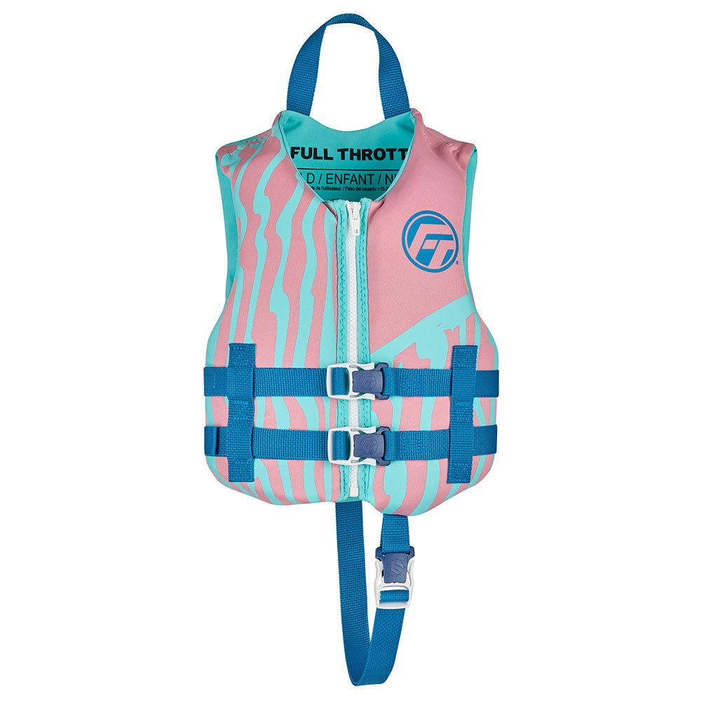Full Throttle Child Rapid Dry Life Jacket - Pink [142100 - 105 - 001 - 26] - Houseboatparts.com