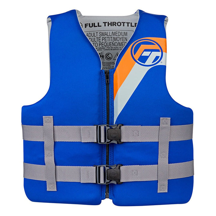 Full Throttle Adult Rapid - Dry Life Jacket - S/M - Blue [142100 - 500 - 030 - 27] - Houseboatparts.com