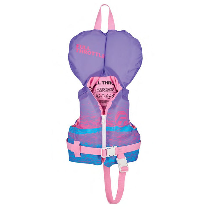 Full Throttle Nylon Life Jacket - Infant - Purple/Pink [112400 - 600 - 000 - 26] - Houseboatparts.com