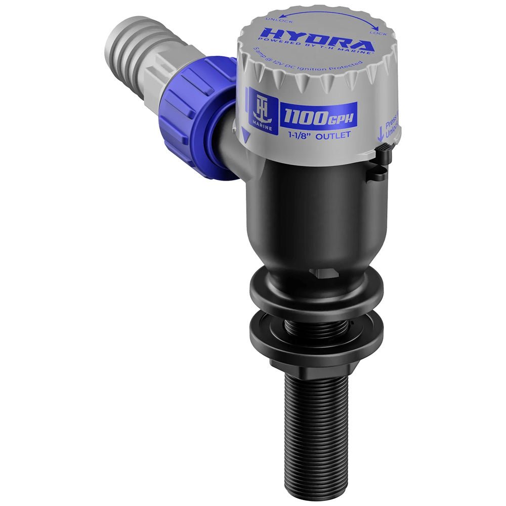 T - H Marine HYDRA Livewell Pump - 1100 GPH - 12V - Long Nozzle [PMP - LWL11 - DP] - Houseboatparts.com
