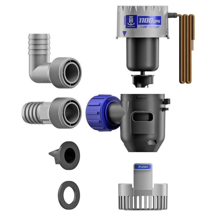 T - H Marine HYDRA Cartridge Bilge Pump - 1100 GPH - 12V [PMP - BLG11 - DP] - Houseboatparts.com