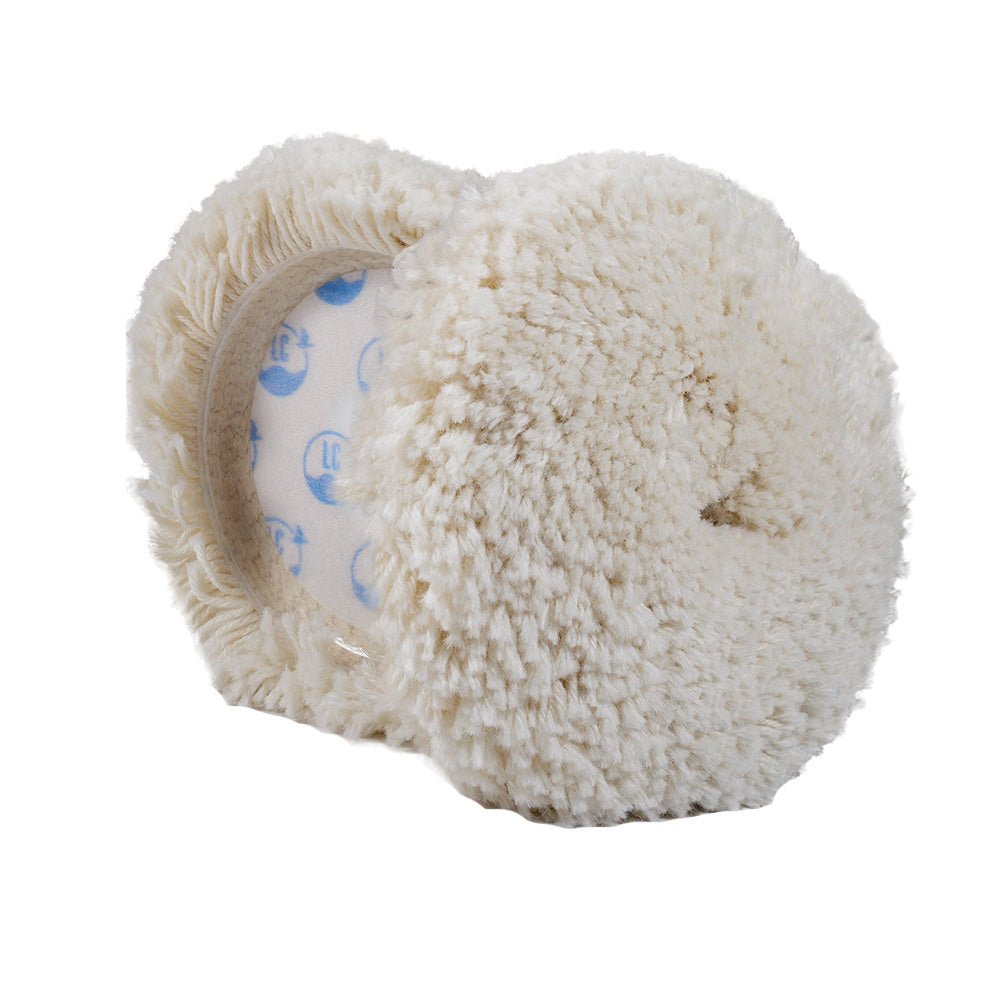 Lake Country Marine Wool Cutting Pad - White - 6.5" x 1.5" [ML - 625A - LC] - Houseboatparts.com