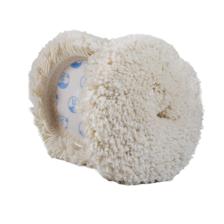 Lake Country Marine Wool Cutting Pad - White - 6.5" x 1.5" [ML - 625A - LC] - Houseboatparts.com