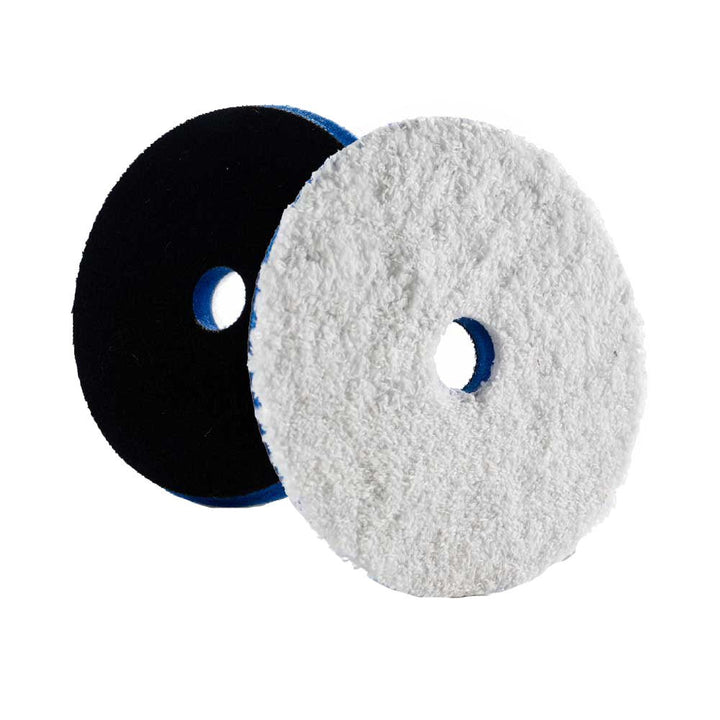 Lake Country HDO Heavy Cutting Microfiber Pad 5.5" - Blue Foam w/White Microfiber [HDO - 550F - LC] - Houseboatparts.com
