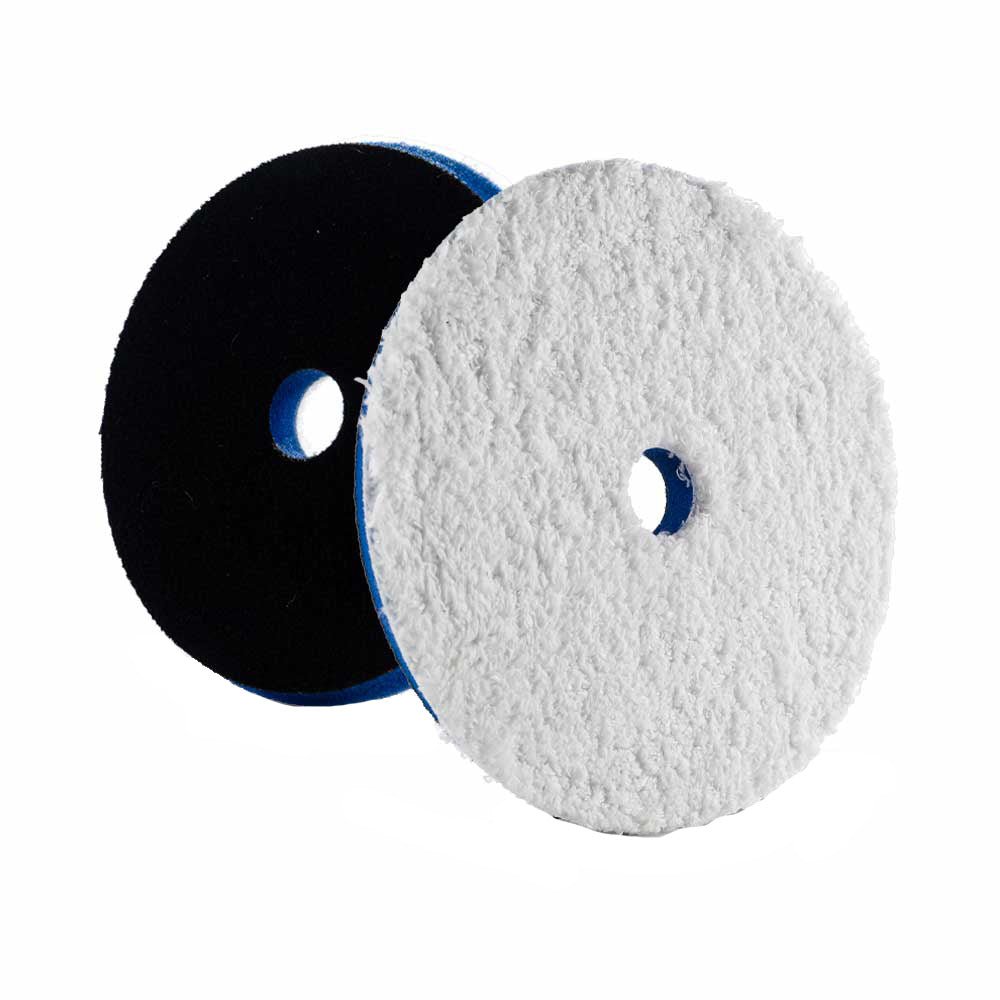 Lake Country HDO Heavy Cutting Microfiber Pad 6.5" - Blue Foam w/White Microfiber [HDO - 650F - LC] - Houseboatparts.com