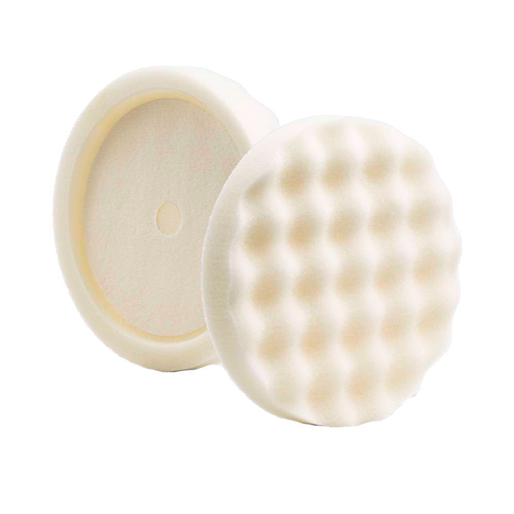 Lake Country White Compounding Waffle Pro Recessed Pad 8" x 1.5" [WP - 66800 - LC] - Houseboatparts.com