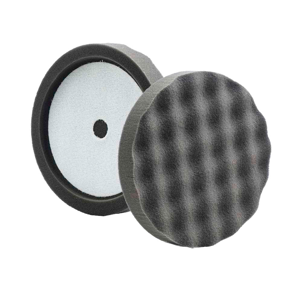 Lake Country Black Finishing Waffle Pro Recessed Pad 8" x 1.5" [WP - 76800 - LC] - Houseboatparts.com